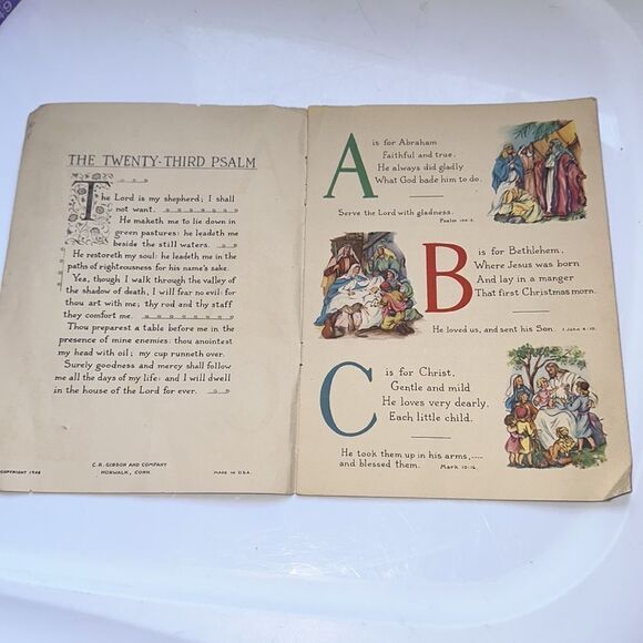Vintage 1948 ABC Bible Story Book for children - Picture 4 of 8